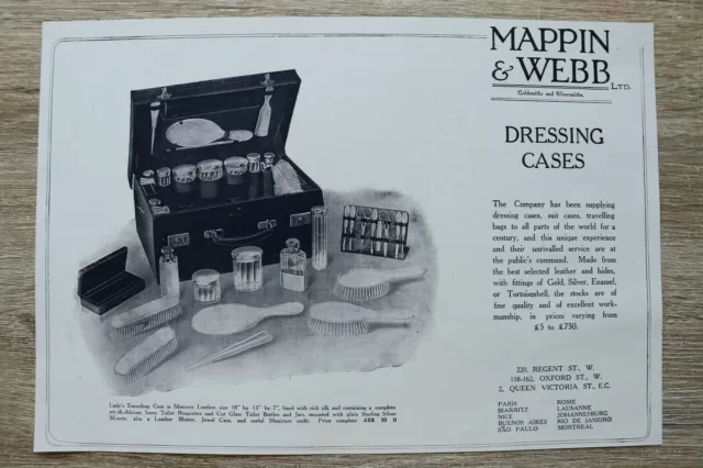 Mappin & Webb Gentlemens; Leather Grooming Case & Contents Circa 1910 3