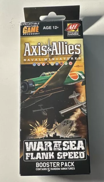 Axis & Allies War at Sea ~ Flank Speed Booster Pack ~ Brand New