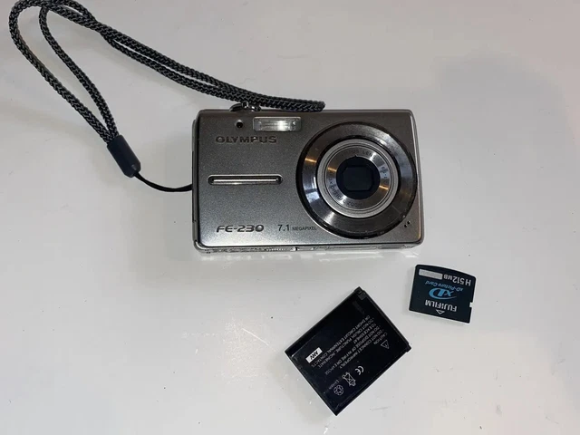 Olympus Stylus FE-230 7.1MP with 3x Optical Zoom Camera - UNTESTED