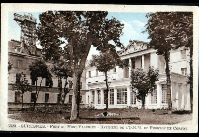 SURESNES (92) BUILDING O.N.M. & FRONTON de SHORT / FORT MONT-VALERIEN 1930-1950