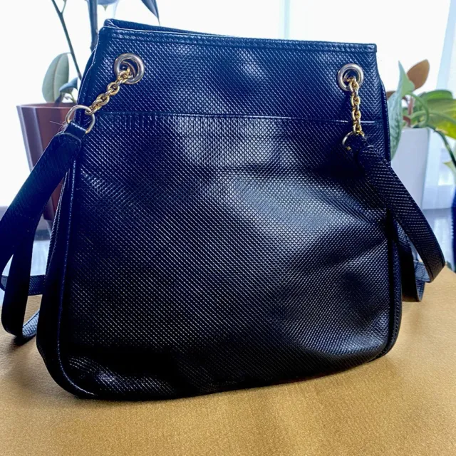 ~VINTAGE~Black Vintage Bottega Veneta Marco Leather Bag