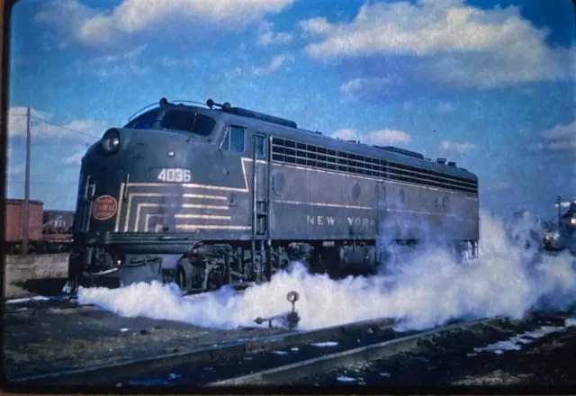 IRK3534:Railroad Train Slide - New York Central Locomotive #4036