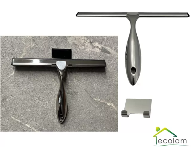 Limpiador de baño extractor de ducha 25 extractor limpiaparabrisas extractor de vidrio plata cromo