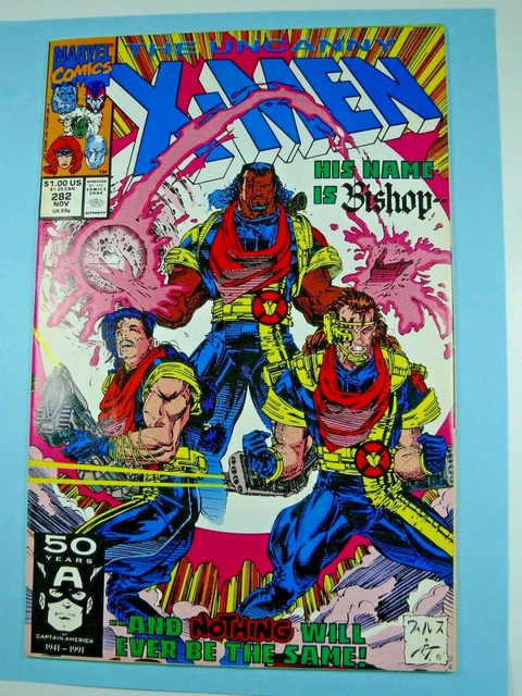 Uncanny X-Men #282 - 1st Appearance of Bishop 1st Print VF/NM - Marvel Comics