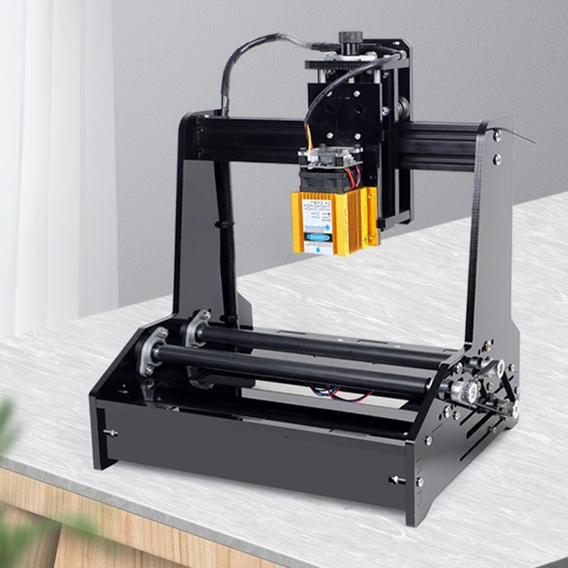 Laser Metal Engraver Cylindrical Laser Printer CNC Engraving Machine USB Port