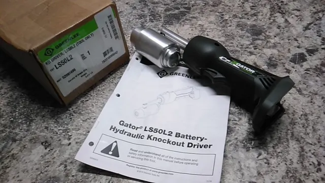 Greenlee LS50L2 18VDC Battery Powered Hydraulic Knockout Driver (Tool Only)