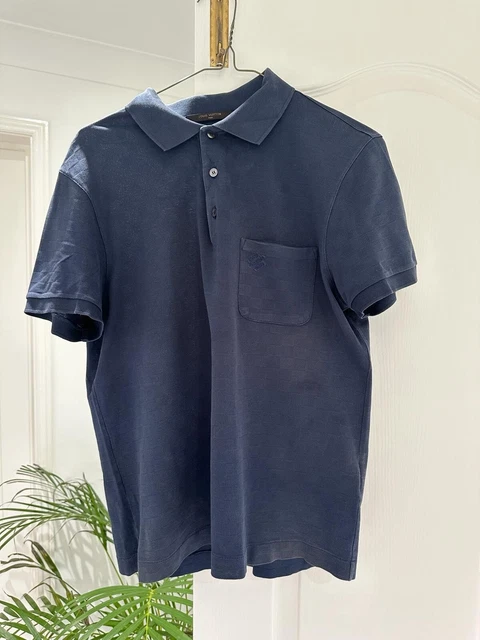 LOUIS VUITTON DAMIER collar polo shirt 220.00 PicClick UK