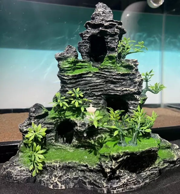 Aquarium Fish Tank Huge Mountain Ornament Hiding Cave L902 Decoration