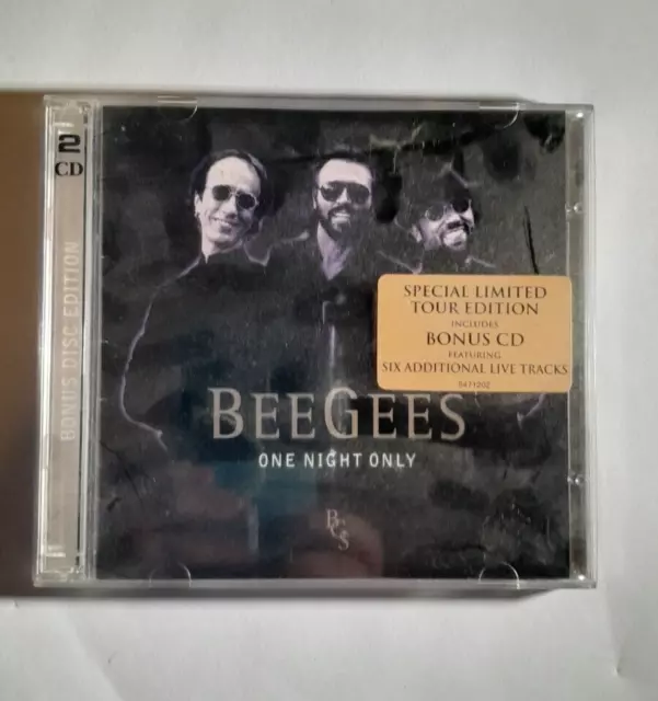 One Night Only Bee Gees CD 1999 Limited Tour Edition Aust Cd1 Vgc+ Cd2