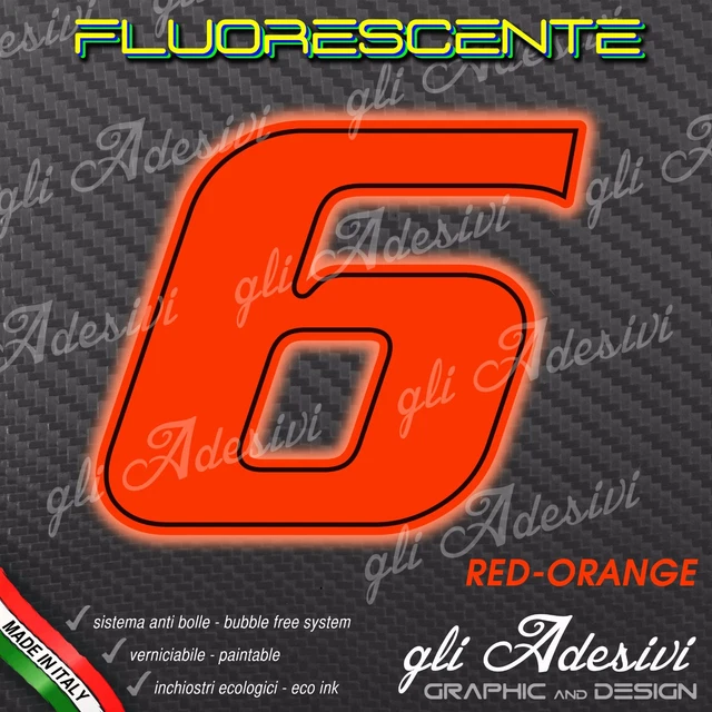 10 Autocollants Numéros Moto Cross – 0 à 9, Noir, 10 Cm – Vinyle Résistant Aux UV Et à L’eau – Pour Voiture, Casque, Scooter - 2
