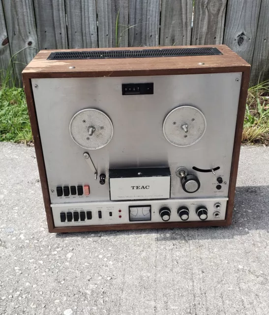 VINTAGE TEAC A-1500 W Reel to Reel Tape Player / Recorder NOT SURE