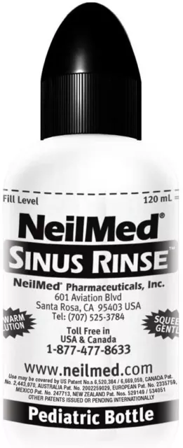 NeilMed SinusRinse Kinderset für Sinus- & Allergie-Relief-Flasche & 60 Beutel 2