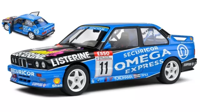 BMW E30 M3 BTCC TODAY 1:18 Scale Solid Rally Car Action Figure...