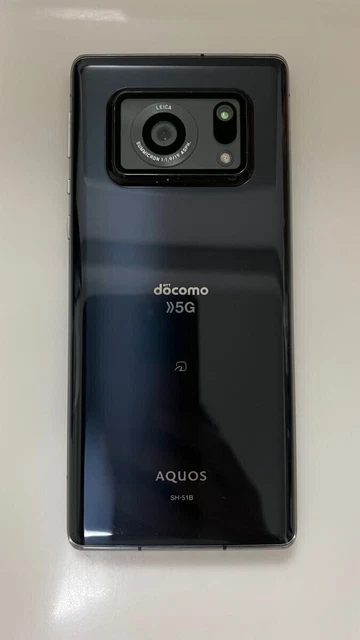 SHARP AQUOS R6 SH-51B Black Android Phone Leica Lens 6.6"" Display SIM Unlocked