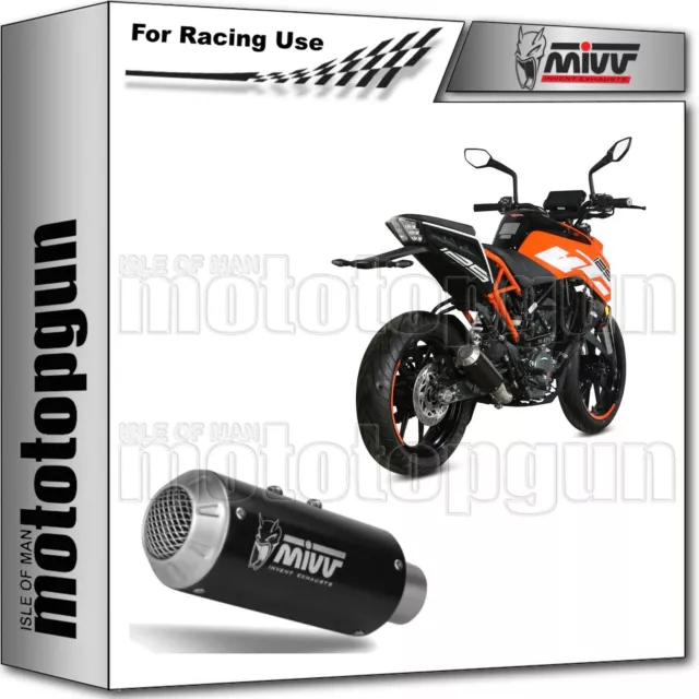 Mivv Exhaust Race Mk3 Schwarz Ktm 125 Duke 2017 17 2018 18 2019 19 2020 20