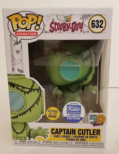 Funko Pop! Animation Scooby-Doo Captain Cutler #632 Funko Shop Exclusive Glow