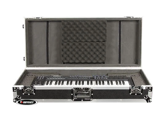 Odyssey Cases Fzkb49W Flight Zone Rugged 49 Note Keyboard Case W/ Rolling Wheels Odyssey Cases Fzkb49W Flight Zone Rugged 49 Note Keyboard Case W/ Rolling Wheels