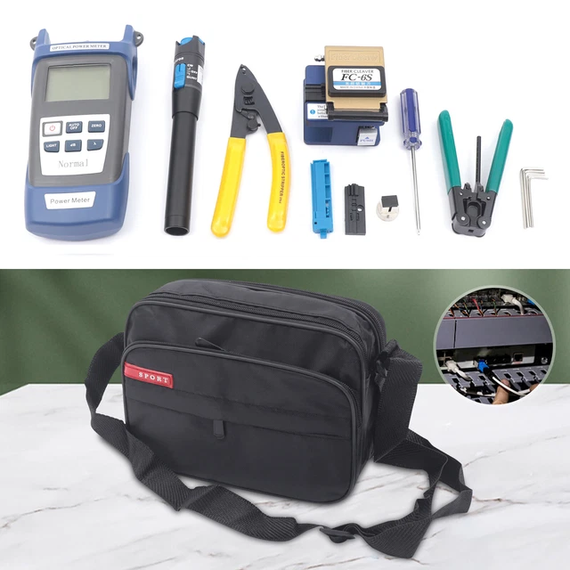 FC-6S Fiber Optic FTTH Tool Optical Power Meter Finder Locator Fiber Cleaver