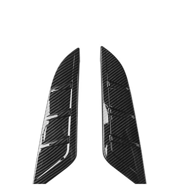 CARBON FIBER ABS Rear Bumper Spoiler Air Vent Outlet Cover Trim For Kia