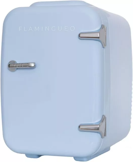 Flamingueo | Mini Frigo Chambre 4L Bleu | Mini Réfrigérateurs 12V/220V | Neuf  |