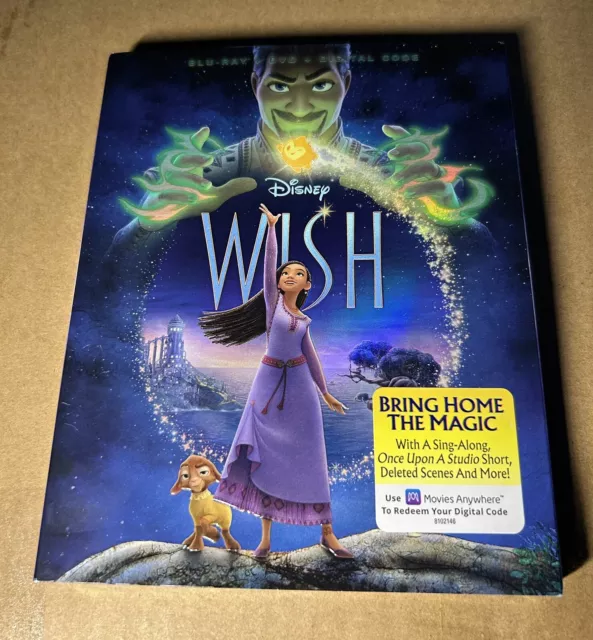 Wish (Blu-Ray, DVD - 2023) NO CODE