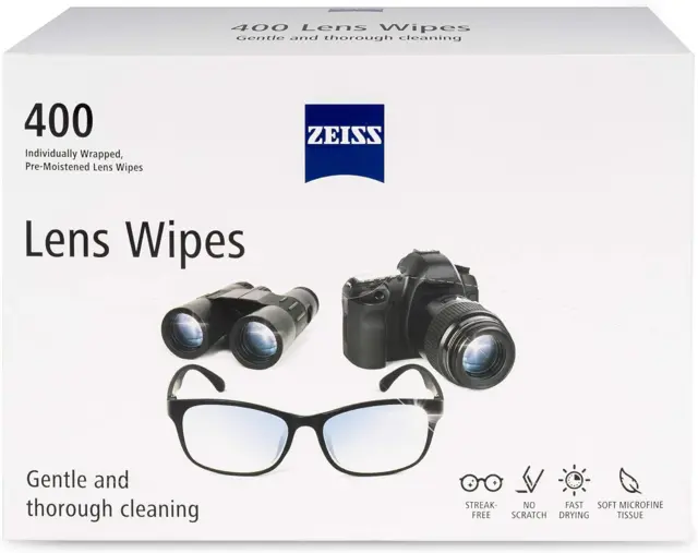 Zeiss Pre-Moistened Lens Cleaning Wipes, 400 count ✅