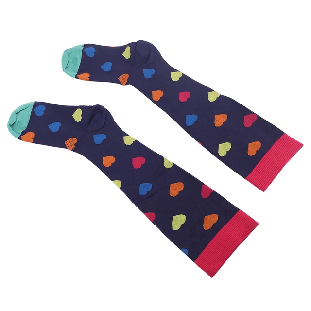 (S M)Calf Tube Socks Running Compression Socks Reduce Swelling 1 Pair Fatigue