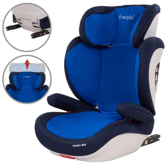 ISOFIX Autositz Kindersitz Autokindersitz Kinderautositz 15-36kg Gruppe 2+3 Blau