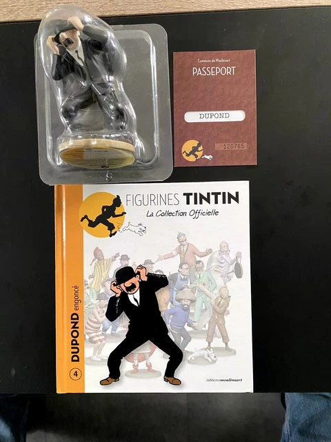 Figurine Tintin Officielle - Dupond Sylldave - Numéro 59 - Très Bon état