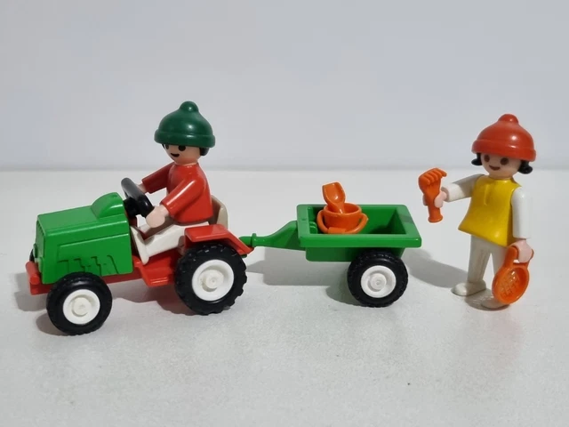 Giocattolo Playmobil – Ragazzo Con Trattore Ribaltabile – Set Agricolo Per Bambini – Cassone Mobile Con Meccanismo Di Scarico