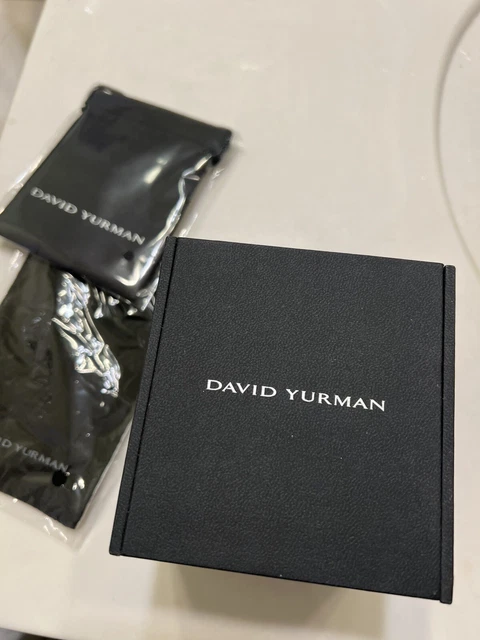 DAVID YURMAN Empty Jewelry Necklace/ Pendant Gift Display Box & Pouch