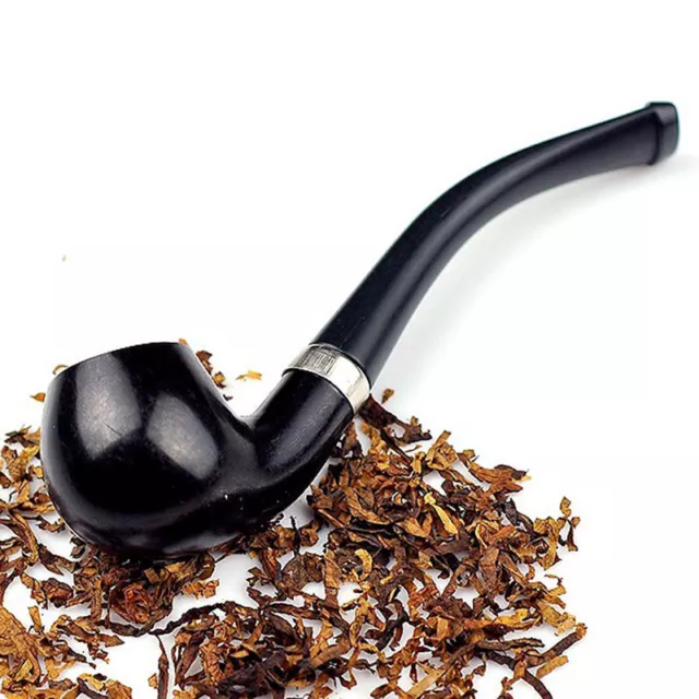 Vintage BakeliteDurable Tobacco Cigar Cigarette Pipes Smoking Pipe New Black