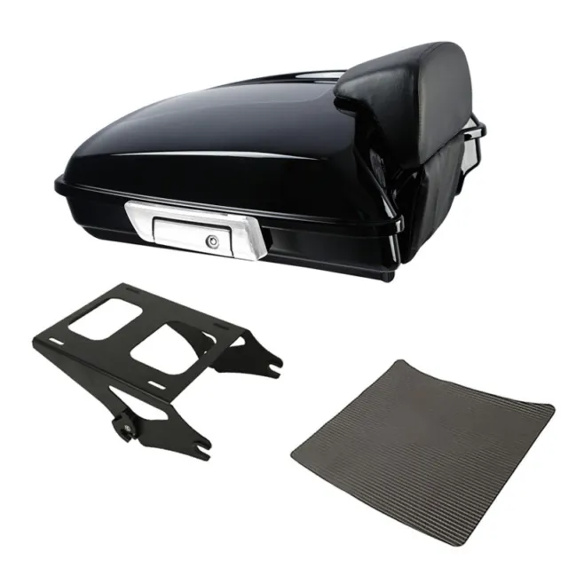 Razor Trunk Backrest Two-Up Mount Fit For Harley Touring Tour Pak Pack 2014-2023