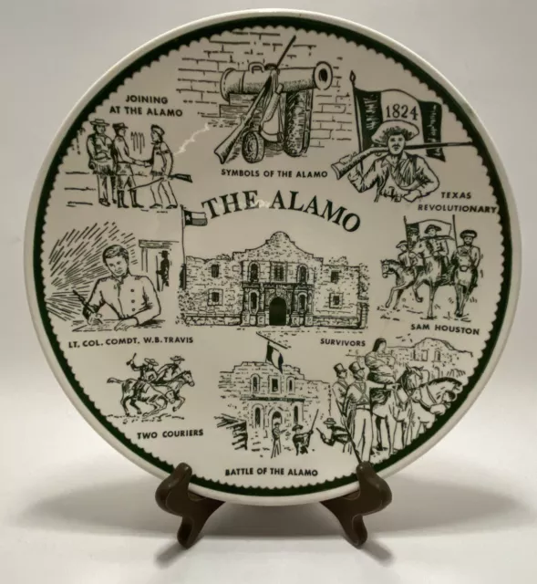 Enco National Collector Plate  The Alamo San Antonio Texas