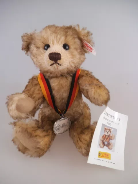 Steiff Deutschlandbär 2002 Saarbrücken 671135 22cm (1421i)