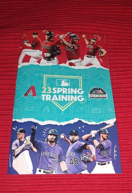 2024 COLORADO ROCKIES Spring Training Program 7.00 PicClick