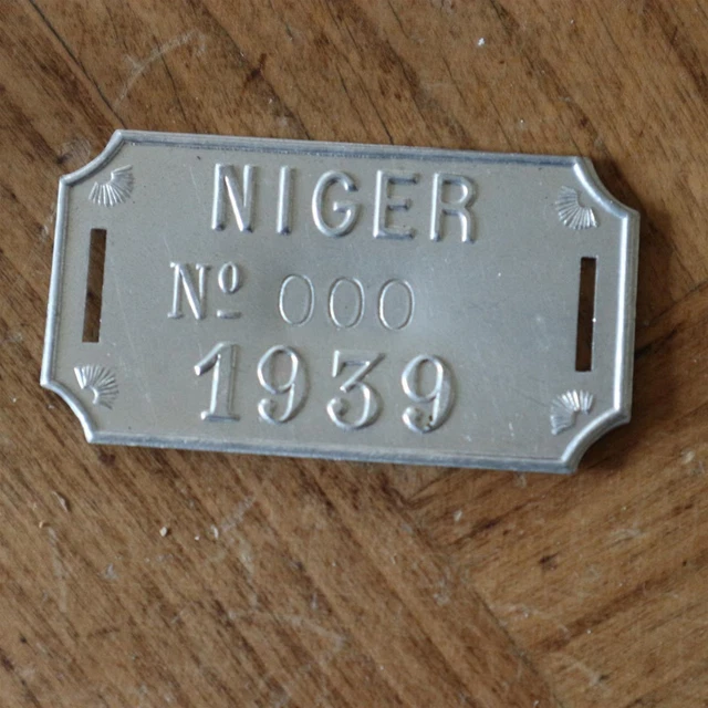 Ancienne colonie : Niger (en cours
