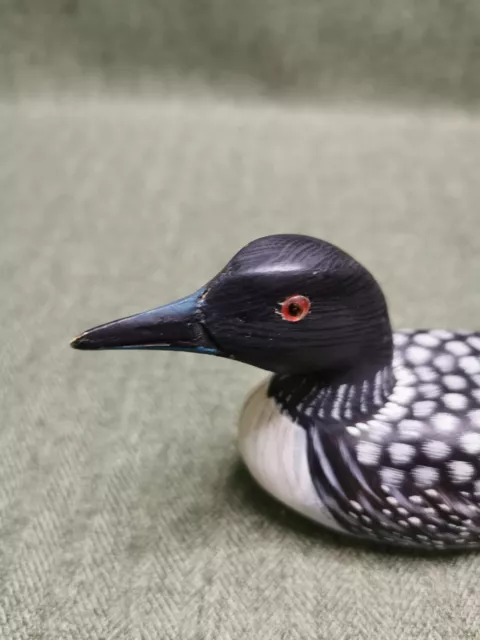 Vintage wooden miniature duck, Hand Painted ✨✨ Decorative Lovely Item ✨✨ 3