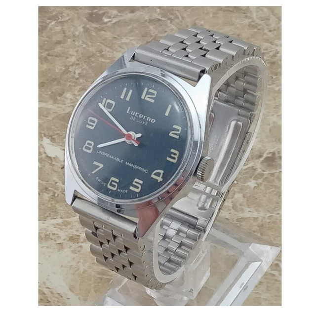 1970s Retro NOS Jubilee Swiss Wristwatch with Box, papers and swing-tag Unused Longines-witthauer