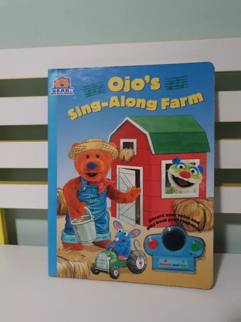 Jim Hensons Bear in the Big Blue House book ojo's sing along farm