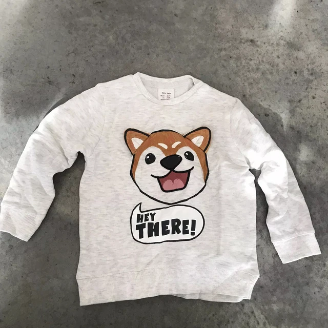 Zara Bambini Ragazzi Ragazze Fox Hey There ! Novità Camicia Felpa 3/4 Anni 3/4