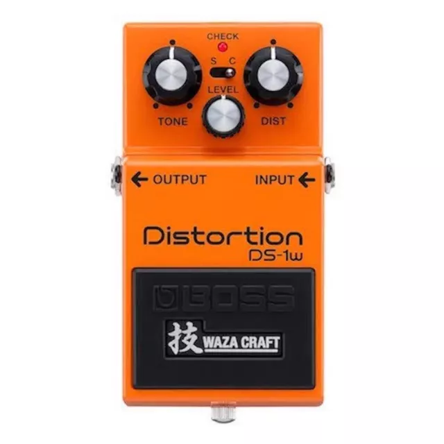 Boss DS-1W Distorsión Técnica Waza Manualidades Guitarra Pedal de Efectos Orange