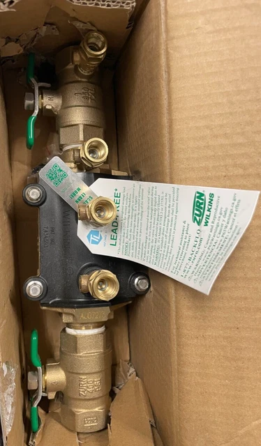 Zurn 1" 350XL Double Check Backflow Preventer Valve