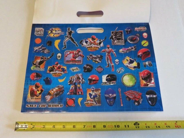 Power Ranger Pads POWER RANGERS OVERSIZED ARTIST PAD Coloring Book + CRAYONS + STICKERS ...