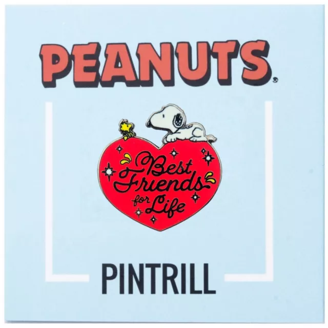 ⚡RARE⚡ PINTRILL x PEANUTS 'BEST FRIENDS' Snoopy & Woodstock Pin *BRAND NEW* ❤️