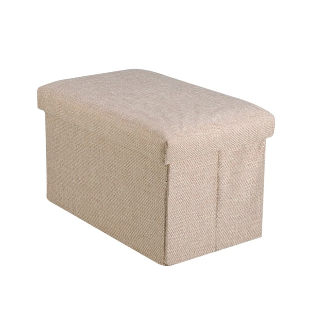 Sgabello portaoggetti pouf con ripostiglio per giocattoli