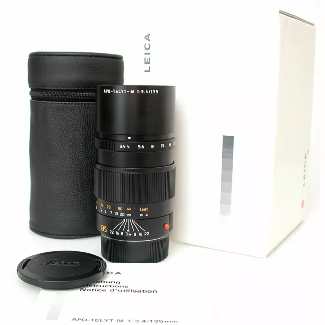 Leica 135Mm F3.4 Apo-Telyt-M + Box 11889 #397