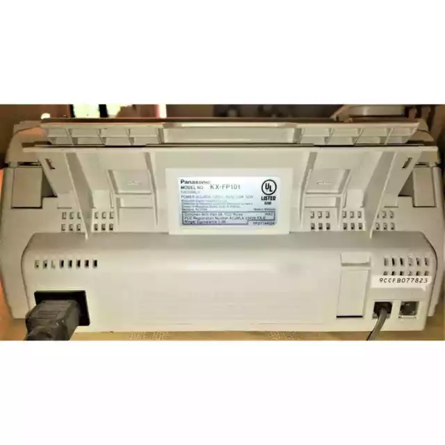 Panasonic Fax Machine Copier KX-FP101 Compact Plain Paper Phone/Fax - Turns On 3