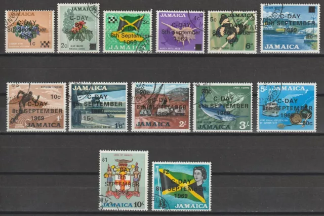 Jamaica 1969 Sg 280/92 Used