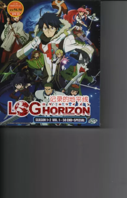 DVD Anime LOG Horizon Complete Series Season 1-3 (1-62) ENGLISH